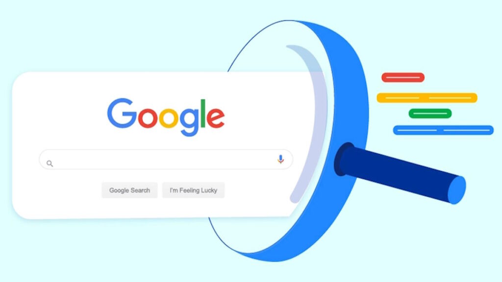 Google pesquisa marcadores verificação azuis