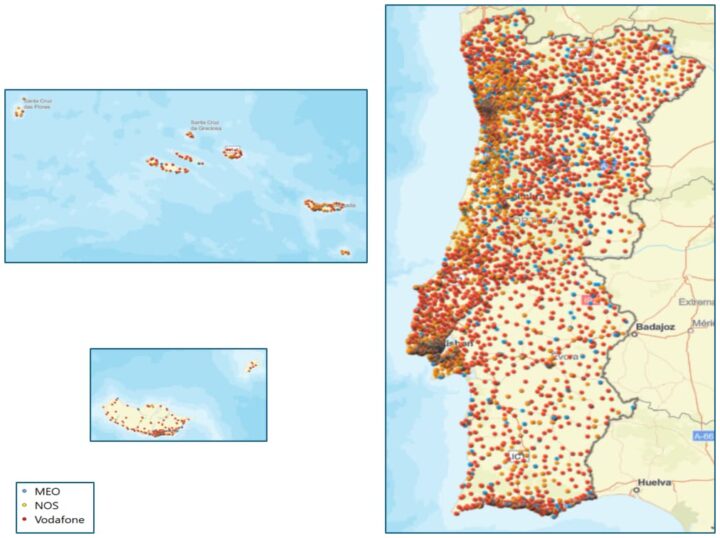 Portugal: 5G já disponível em quase todos os concelhos e a 70% das freguesias