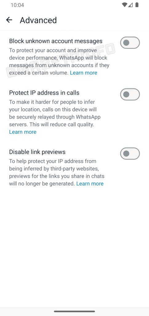 WhatsApp mensagens spam números desconhecidos